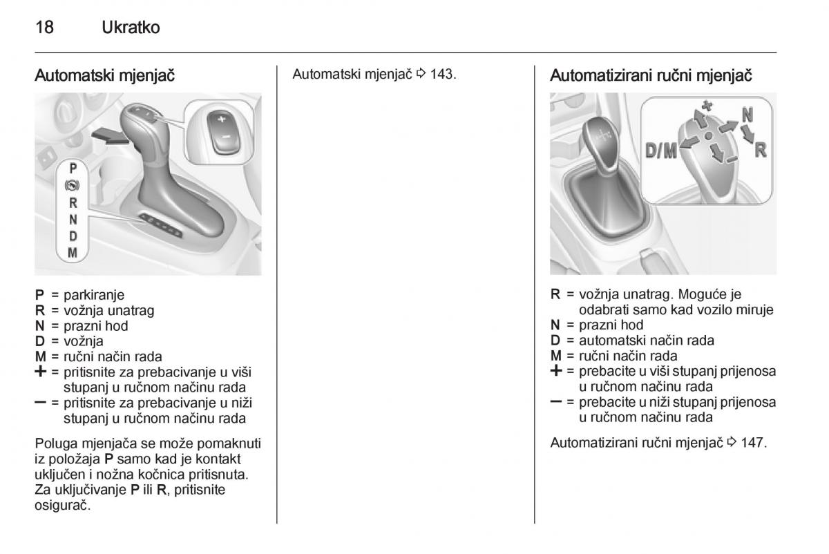 Opel Corsa D vlasnicko uputstvo / page 20