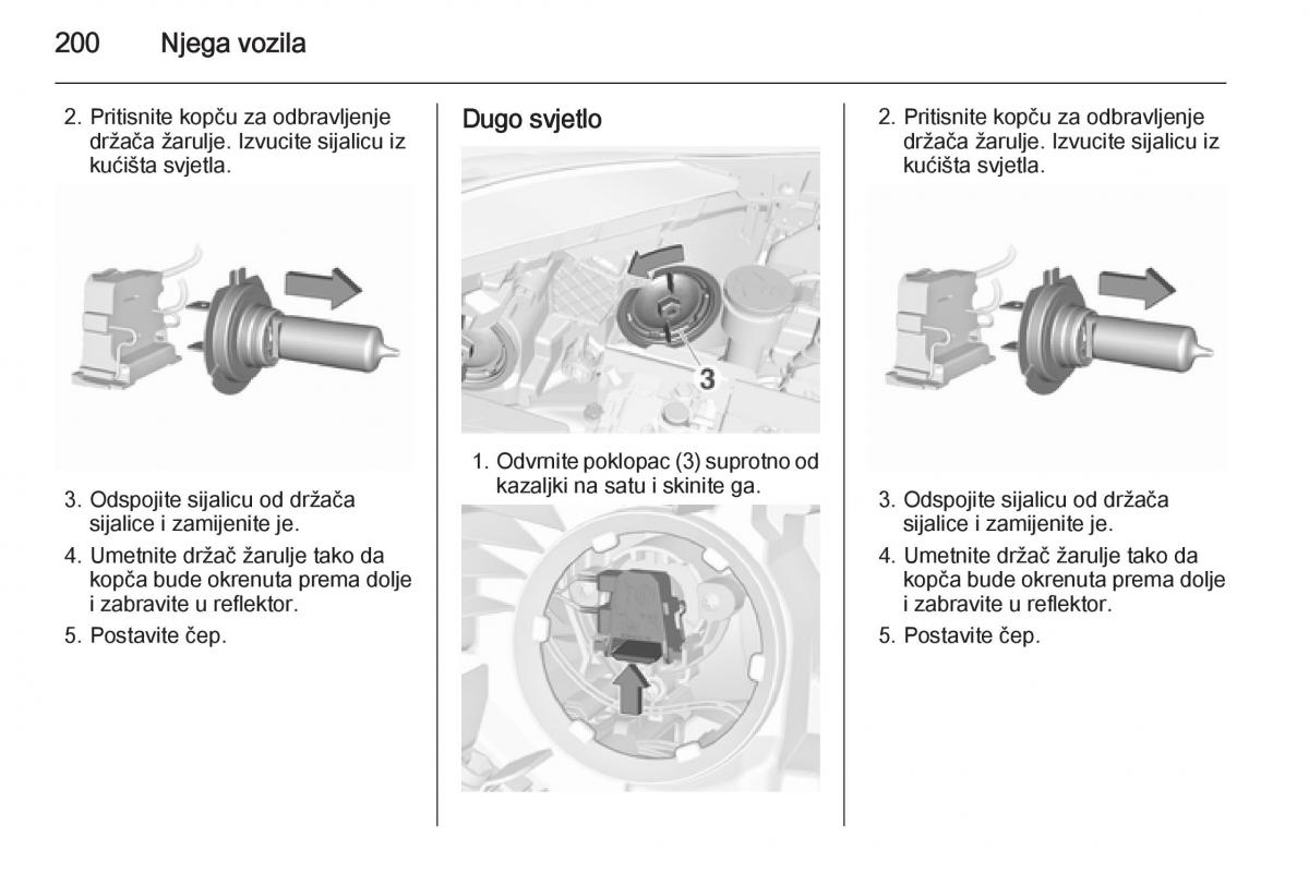 Opel Corsa D vlasnicko uputstvo / page 202