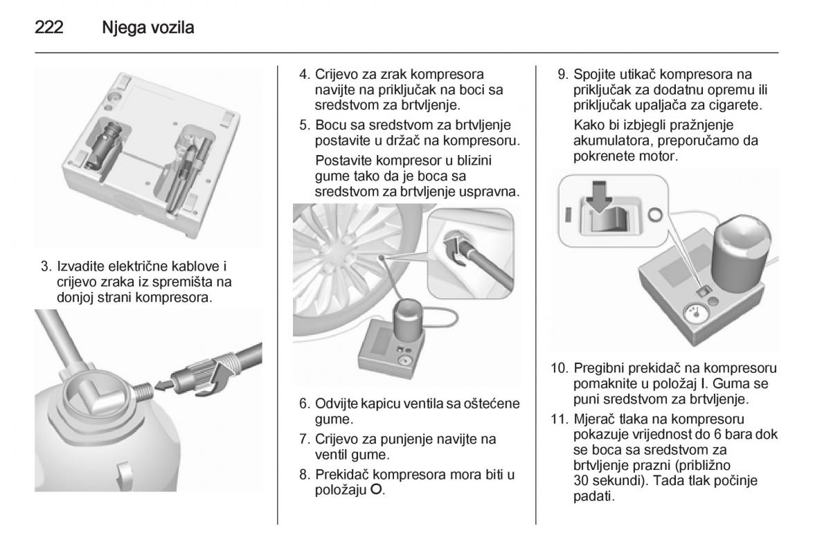 Opel Corsa D vlasnicko uputstvo / page 224