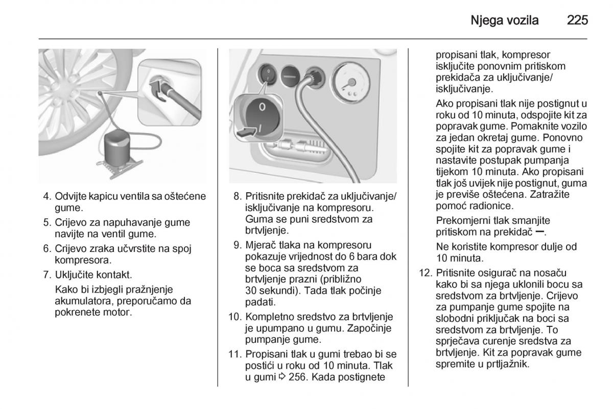 Opel Corsa D vlasnicko uputstvo / page 227