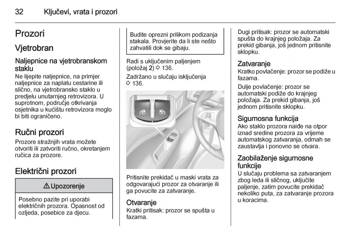 Opel Corsa D vlasnicko uputstvo / page 34