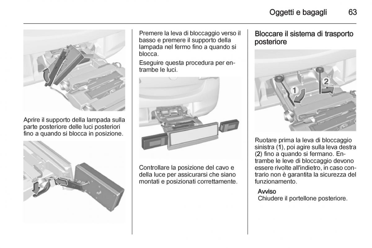 Opel Corsa D manuale del proprietario / page 65