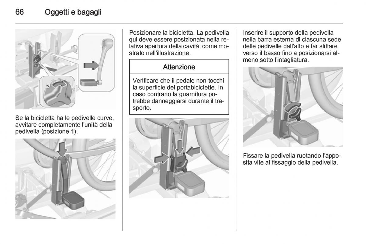 Opel Corsa D manuale del proprietario / page 68