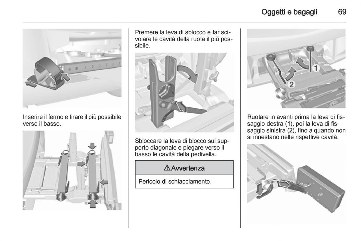 Opel Corsa D manuale del proprietario / page 71