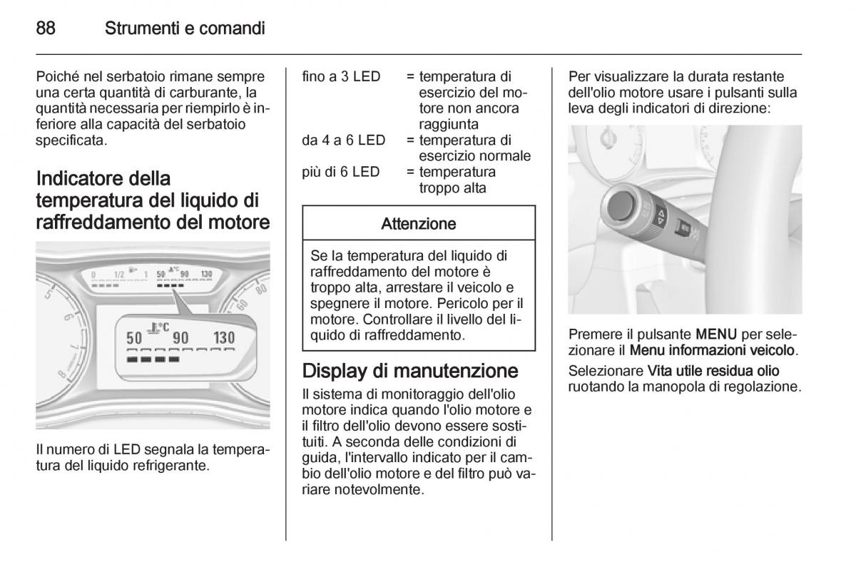 Opel Corsa D manuale del proprietario / page 90