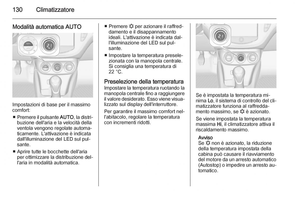 Opel Corsa D manuale del proprietario / page 132