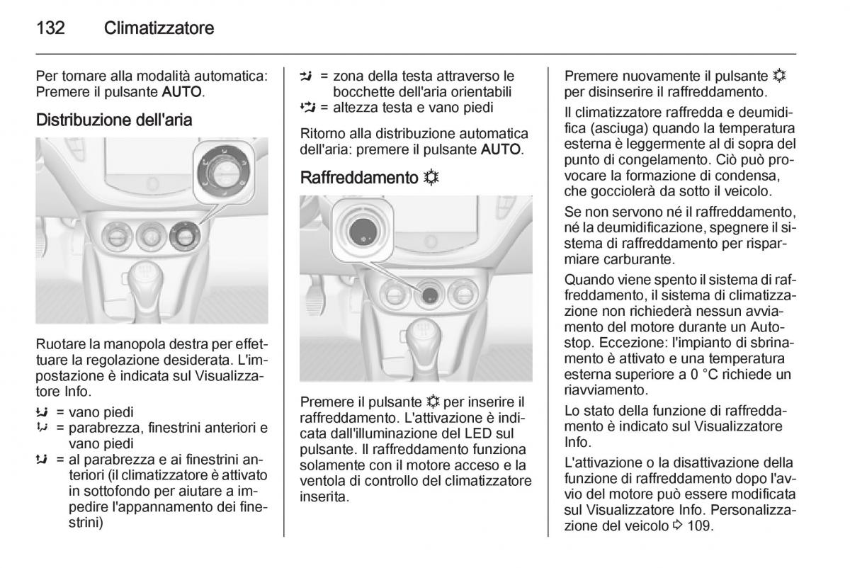 Opel Corsa D manuale del proprietario / page 134