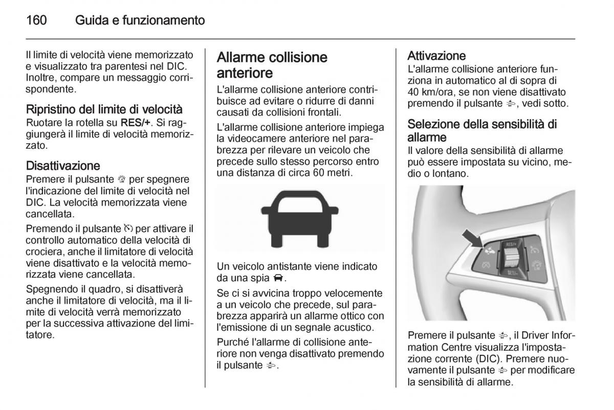 Opel Corsa D manuale del proprietario / page 162