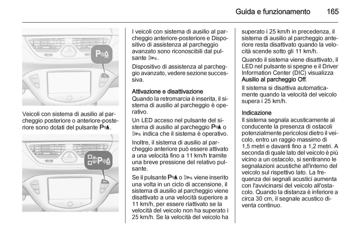 Opel Corsa D manuale del proprietario / page 167