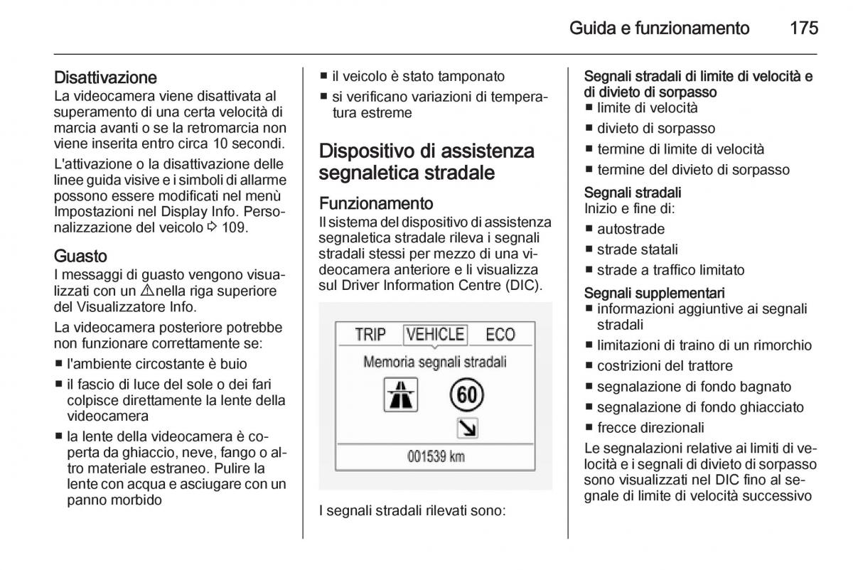 Opel Corsa D manuale del proprietario / page 177