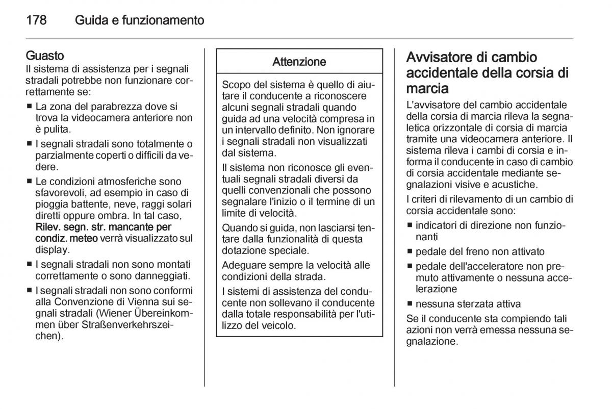 Opel Corsa D manuale del proprietario / page 180