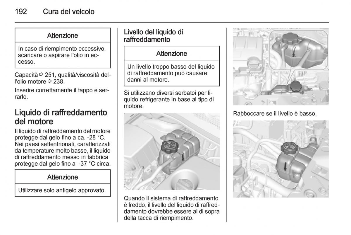 Opel Corsa D manuale del proprietario / page 194