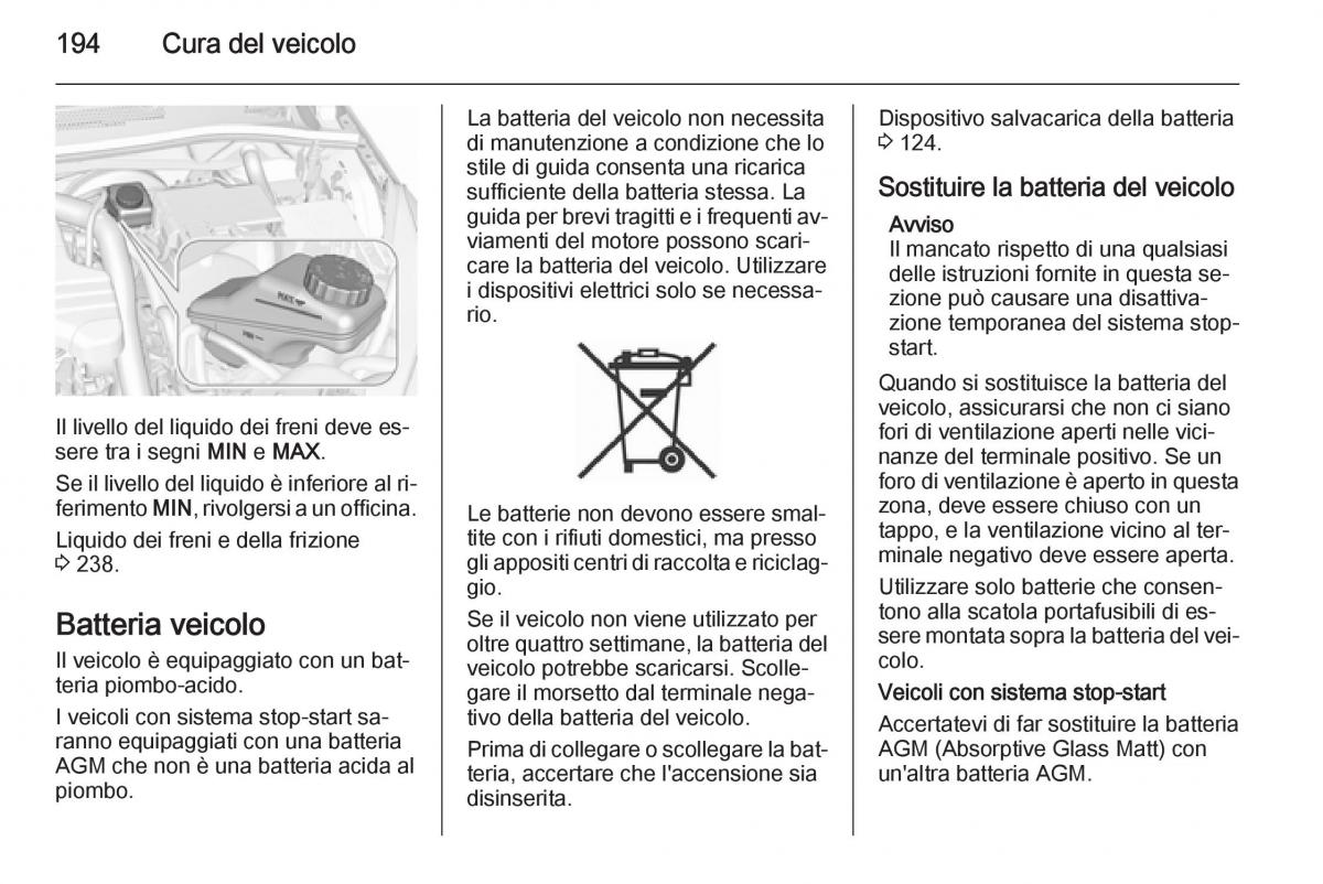 Opel Corsa D manuale del proprietario / page 196