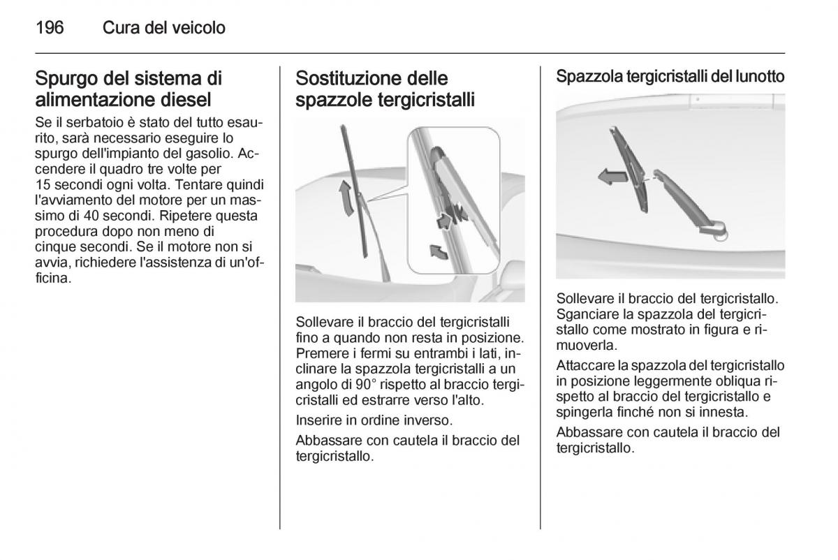 Opel Corsa D manuale del proprietario / page 198