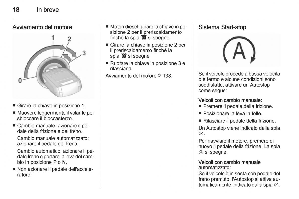 Opel Corsa D manuale del proprietario / page 20