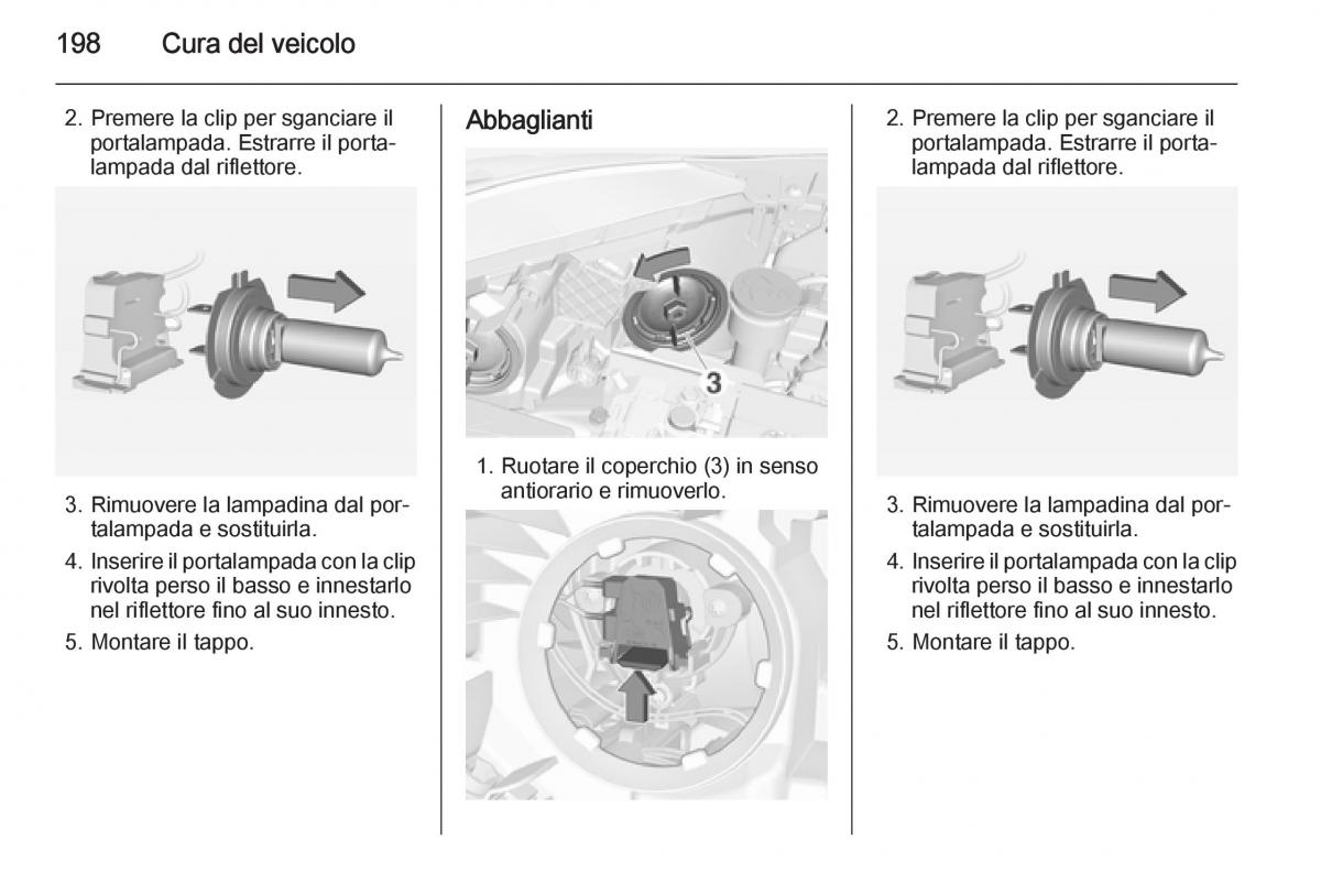 Opel Corsa D manuale del proprietario / page 200