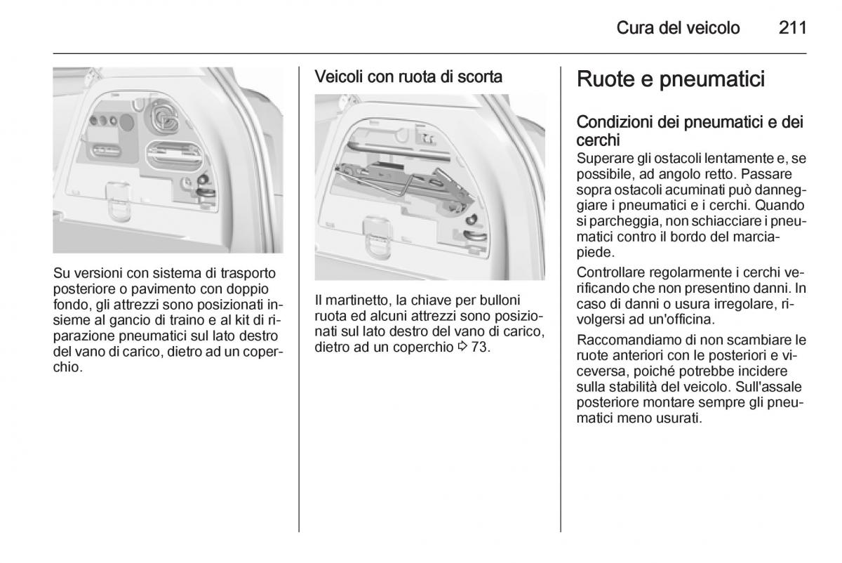 Opel Corsa D manuale del proprietario / page 213