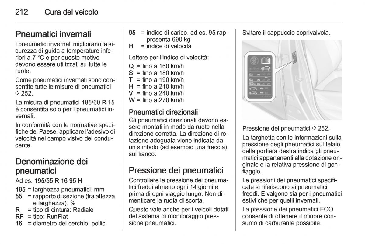 Opel Corsa D manuale del proprietario / page 214