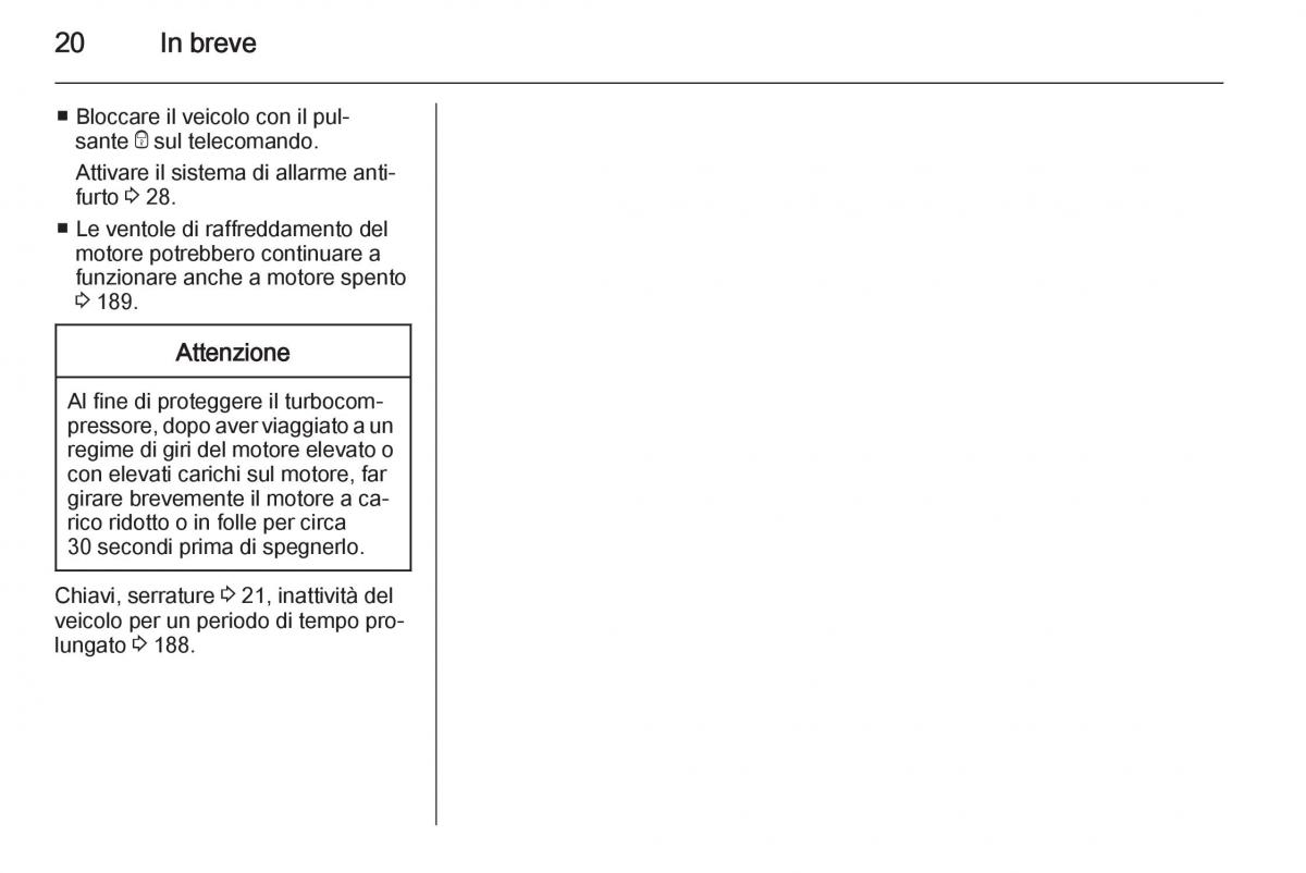 Opel Corsa D manuale del proprietario / page 22