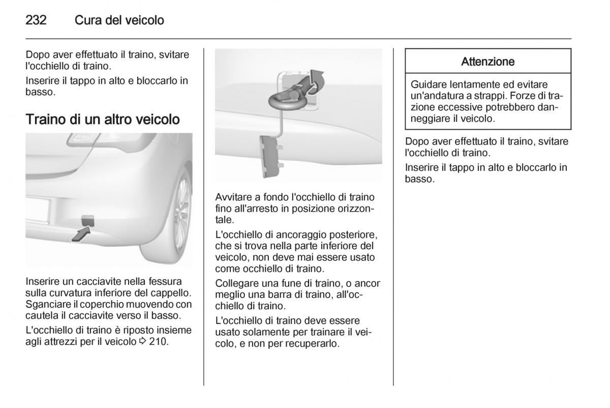 Opel Corsa D manuale del proprietario / page 234