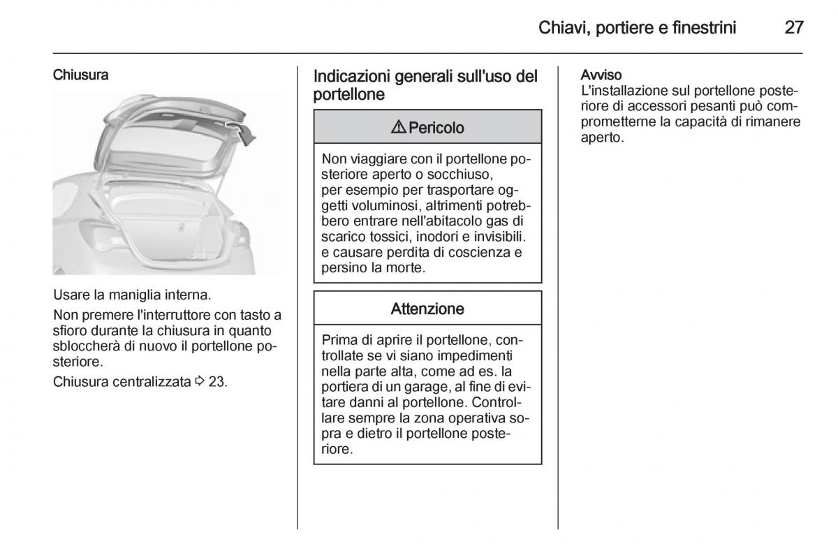 Opel Corsa D manuale del proprietario / page 29