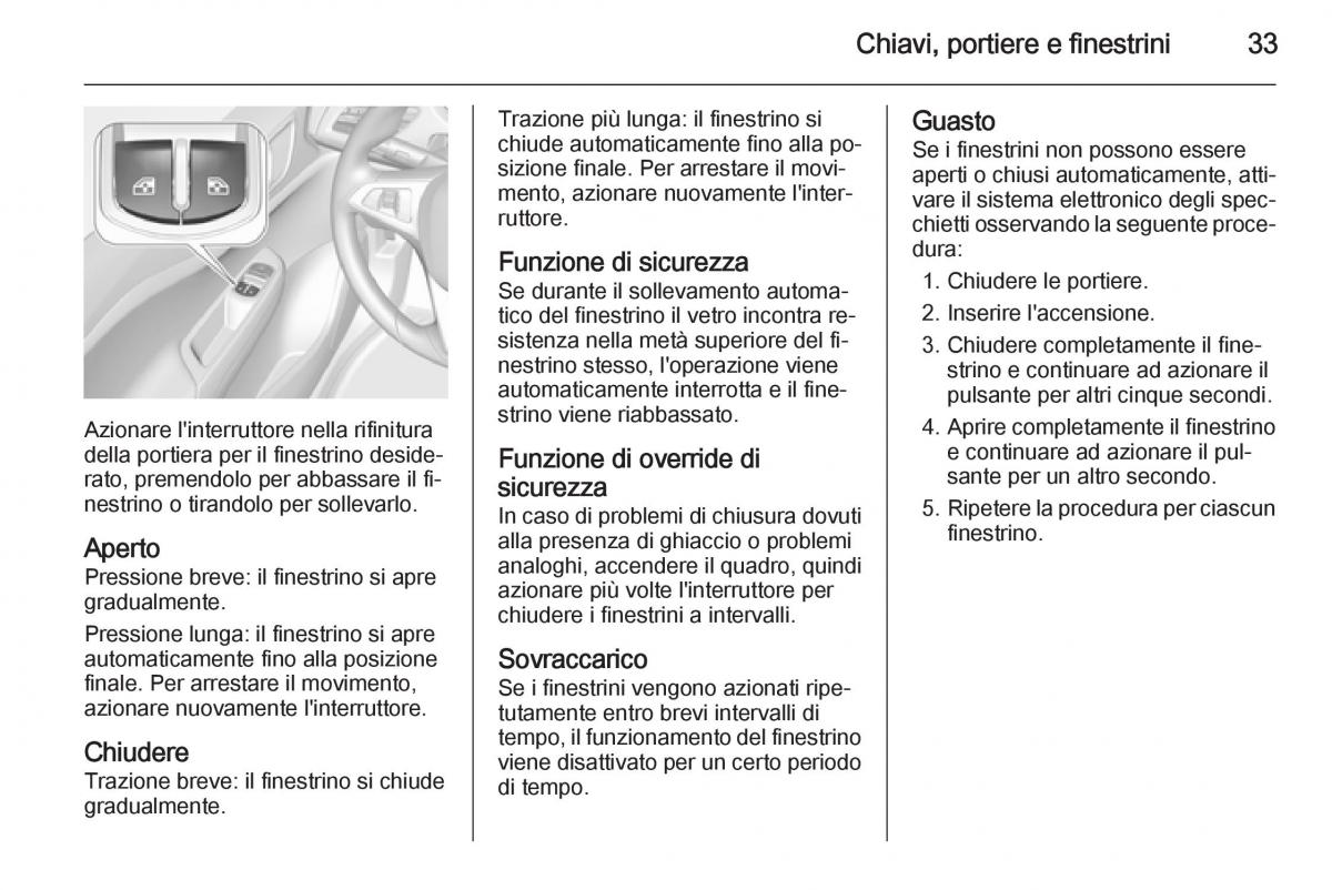 Opel Corsa D manuale del proprietario / page 35