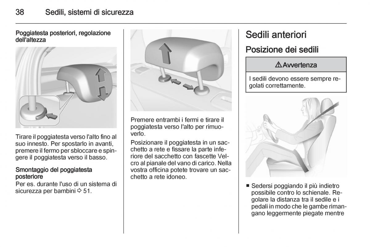 Opel Corsa D manuale del proprietario / page 40