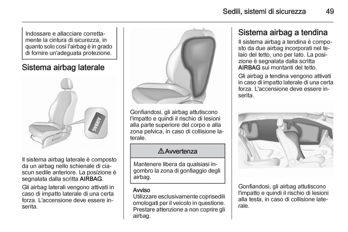 Opel Corsa D manuale del proprietario / page 51