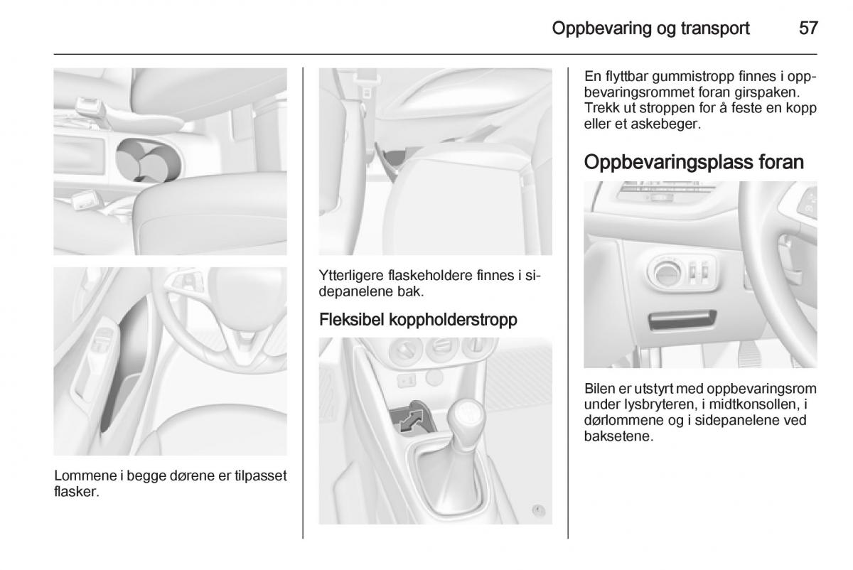 Opel Corsa D bruksanvisningen / page 59