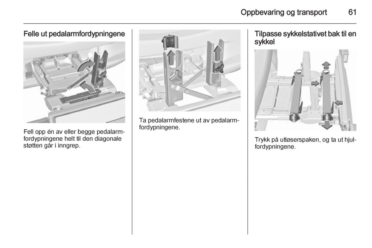 Opel Corsa D bruksanvisningen / page 63