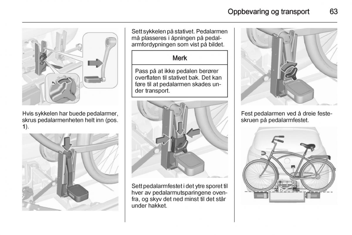 Opel Corsa D bruksanvisningen / page 65