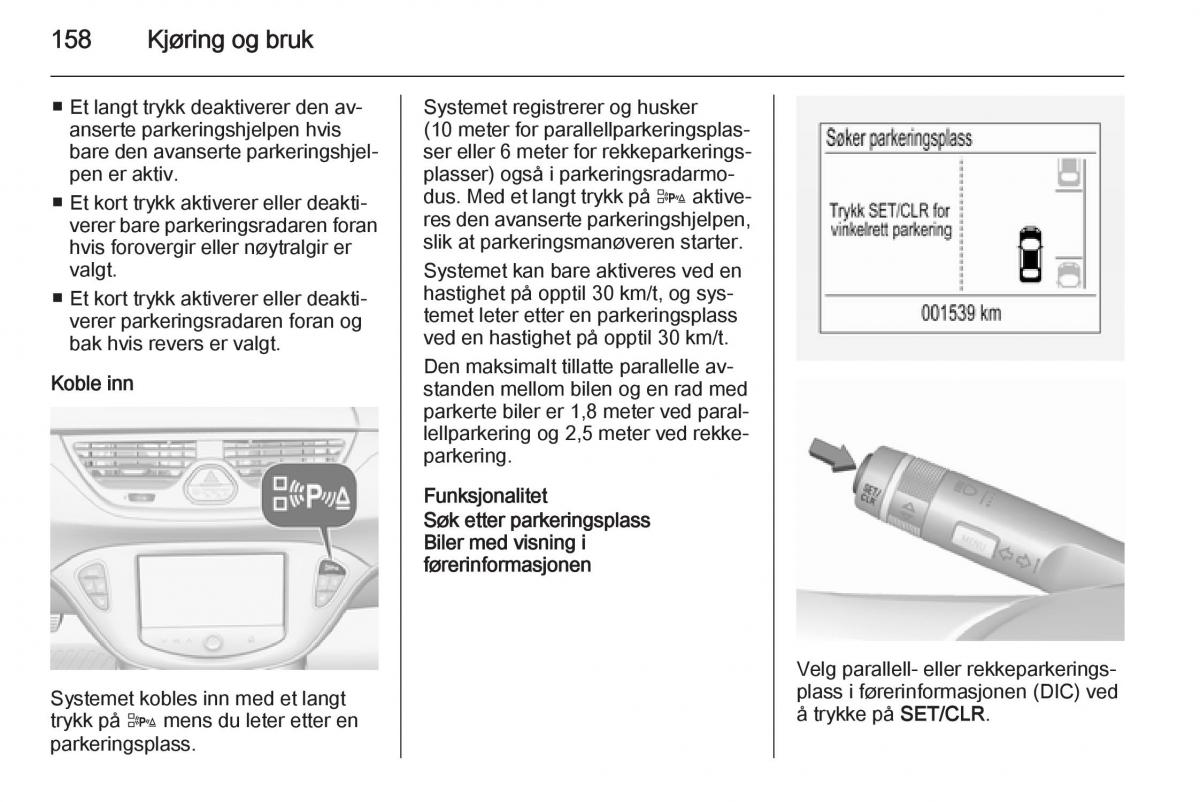 Opel Corsa D bruksanvisningen / page 160