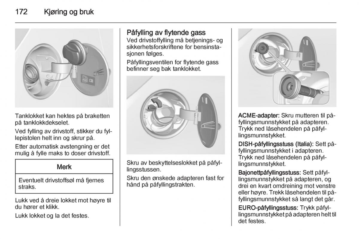 Opel Corsa D bruksanvisningen / page 174