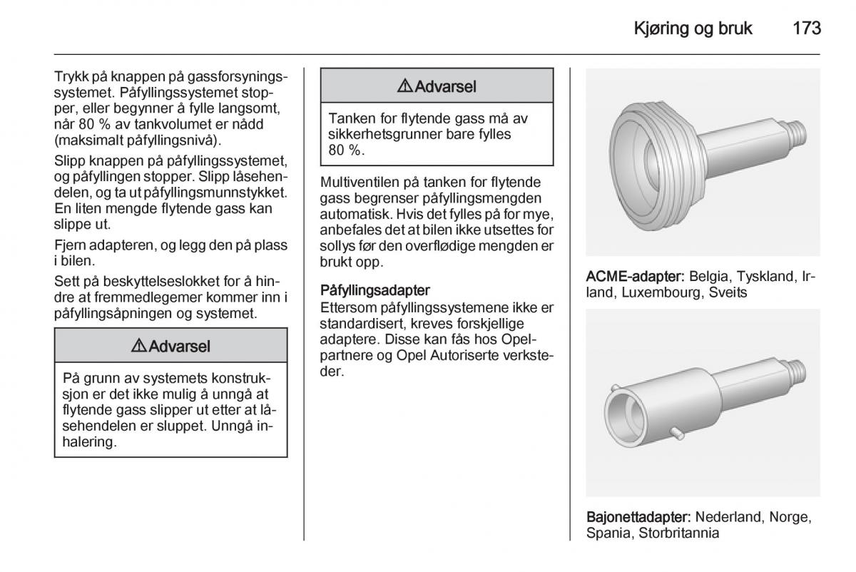 Opel Corsa D bruksanvisningen / page 175