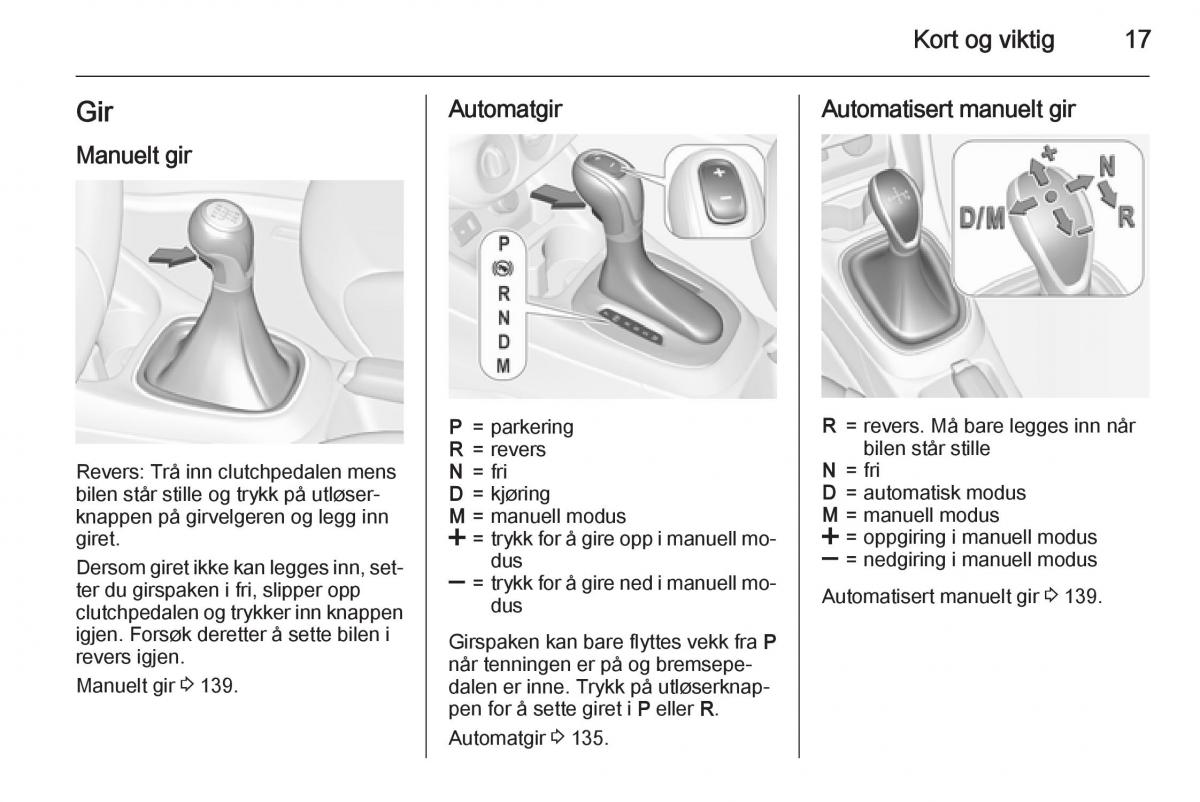 Opel Corsa D bruksanvisningen / page 19