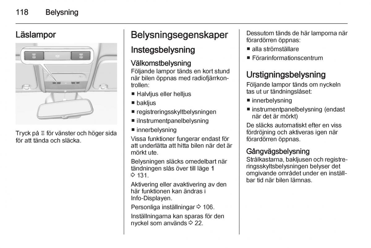 Opel Corsa D instruktionsbok / page 120