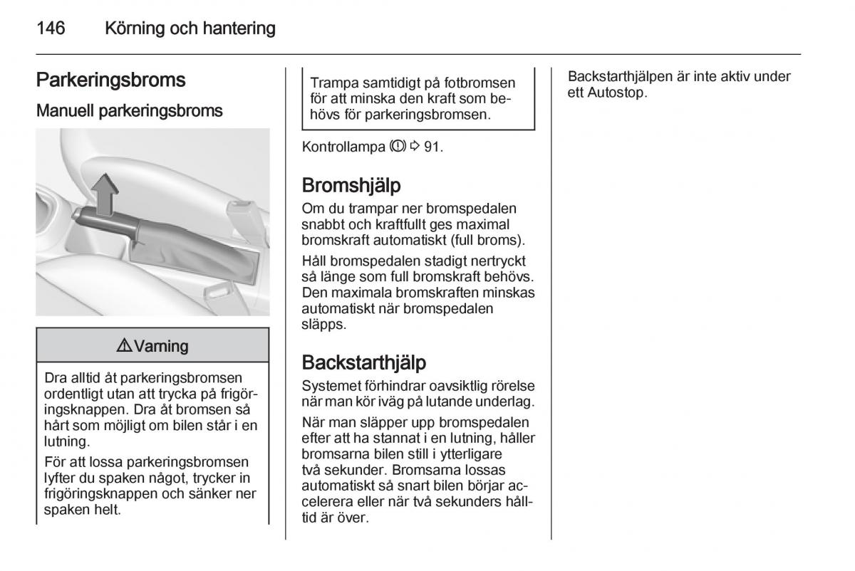 Opel Corsa D instruktionsbok / page 148