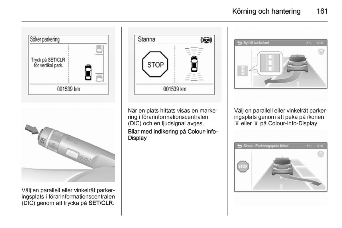 Opel Corsa D instruktionsbok / page 163