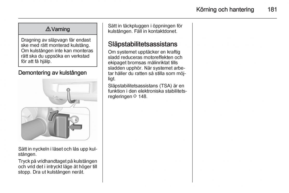 Opel Corsa D instruktionsbok / page 183