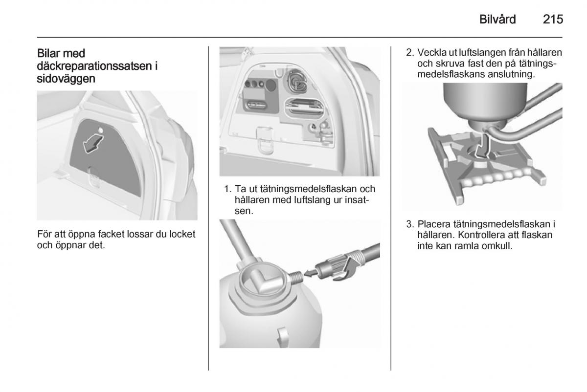 Opel Corsa D instruktionsbok / page 217