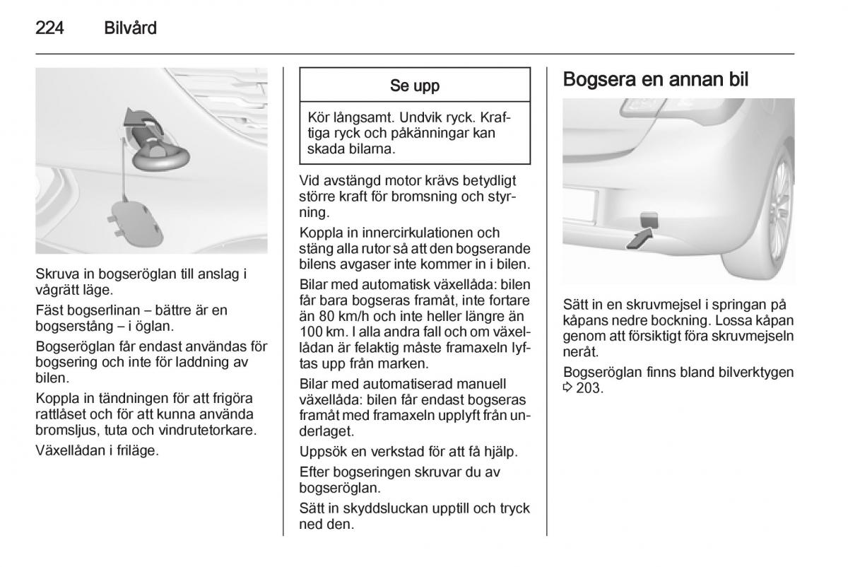 Opel Corsa D instruktionsbok / page 226