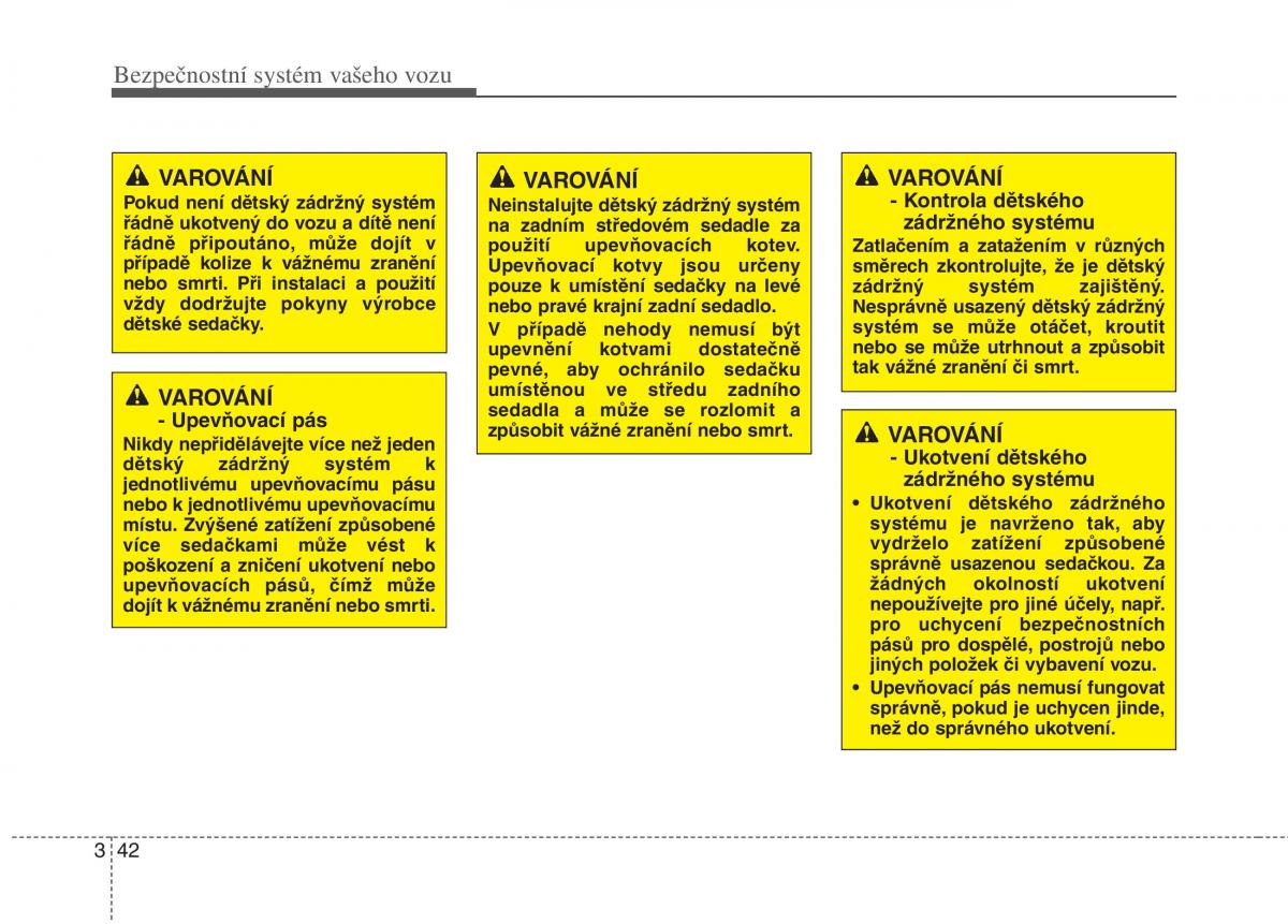 KIA Carens III 3 navod k obsludze / page 58