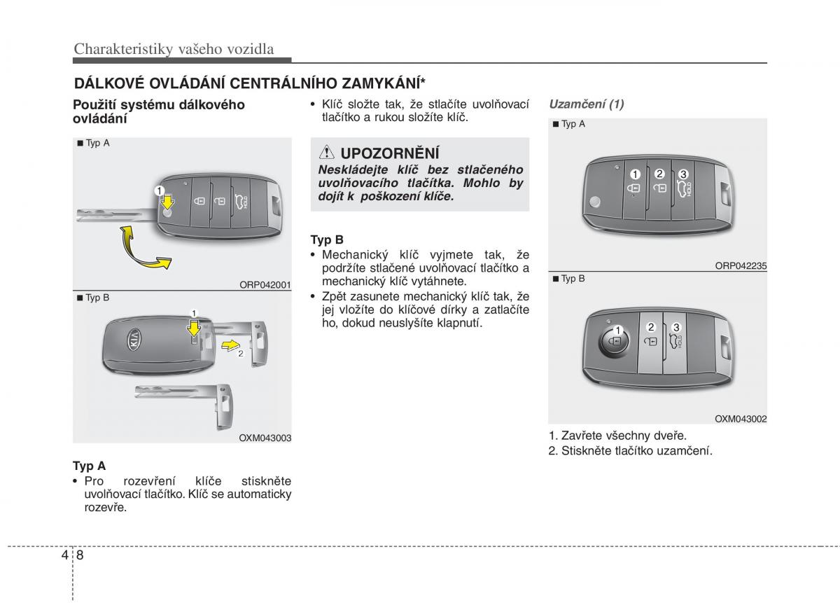 KIA Carens III 3 navod k obsludze / page 96