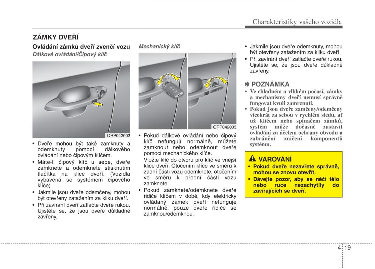 KIA Carens III 3 navod k obsludze / page 107