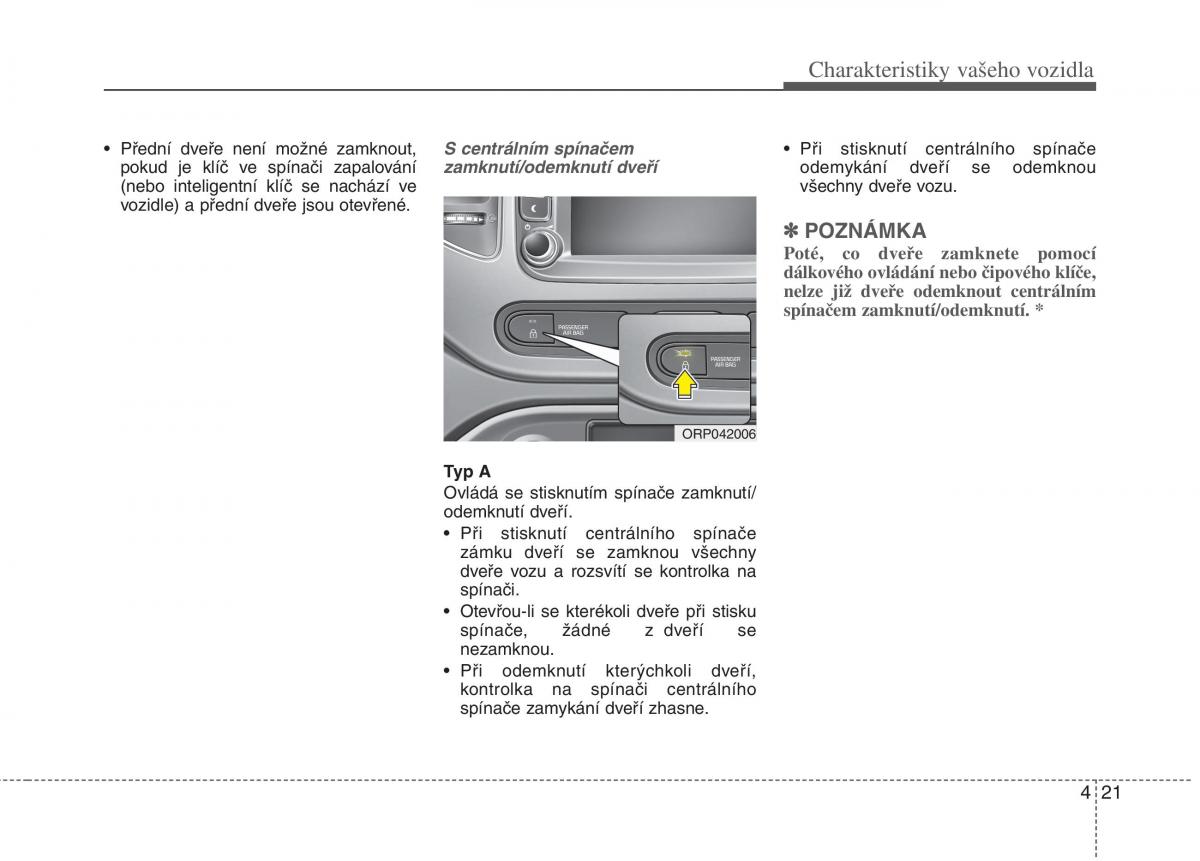 KIA Carens III 3 navod k obsludze / page 109