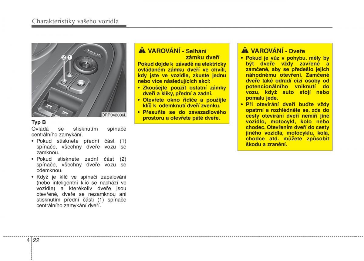 KIA Carens III 3 navod k obsludze / page 110