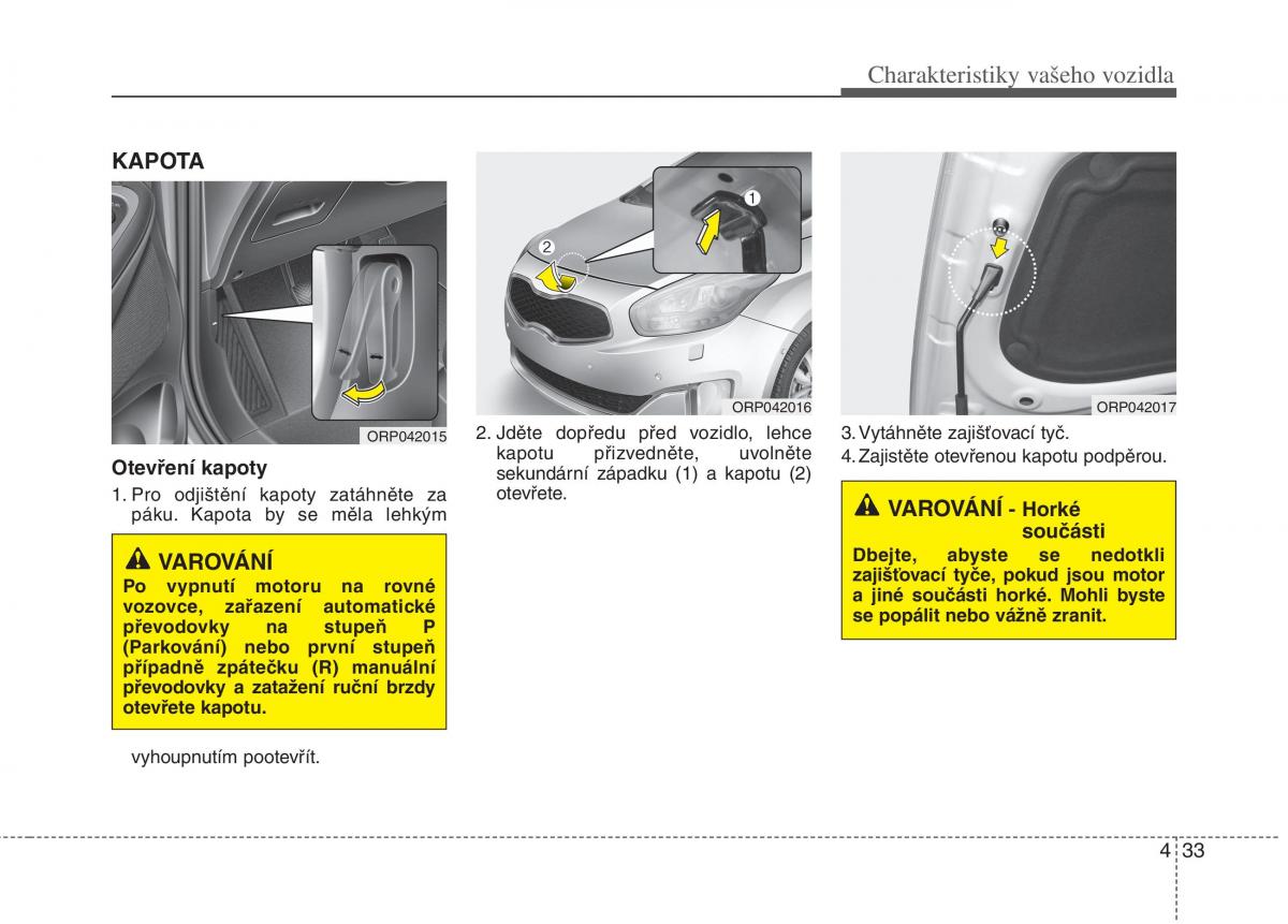 KIA Carens III 3 navod k obsludze / page 121