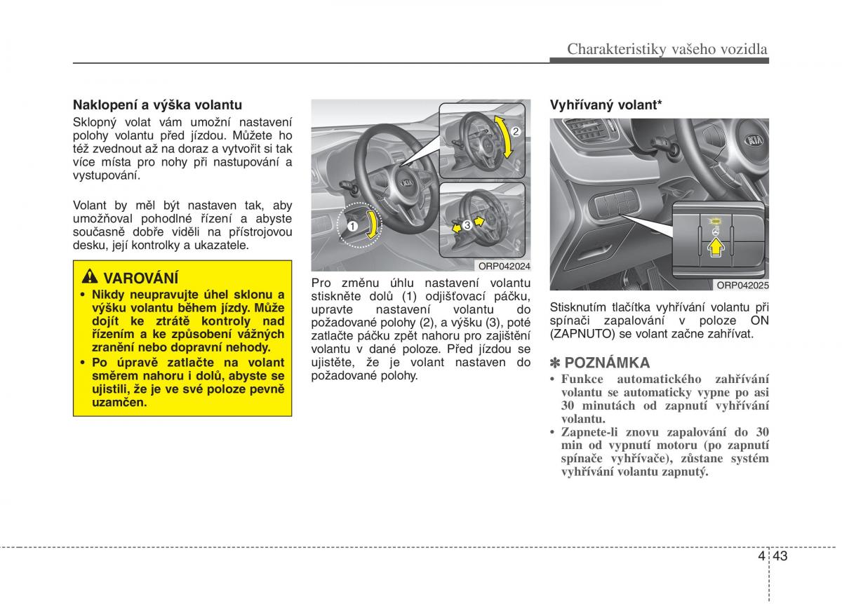 KIA Carens III 3 navod k obsludze / page 131