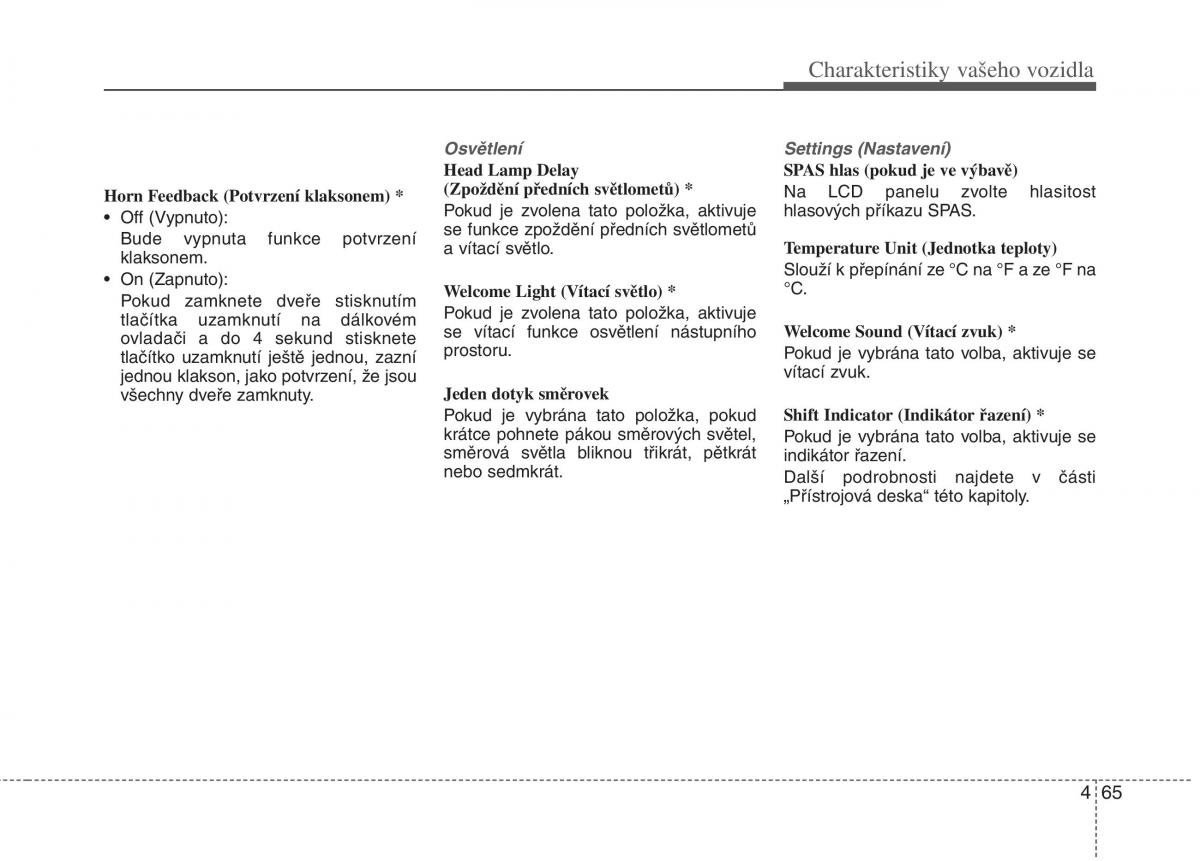 KIA Carens III 3 navod k obsludze / page 153