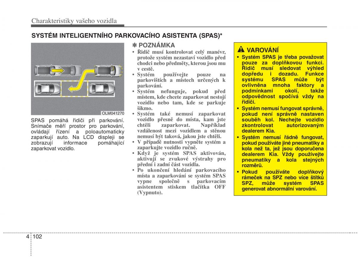 KIA Carens III 3 navod k obsludze / page 190